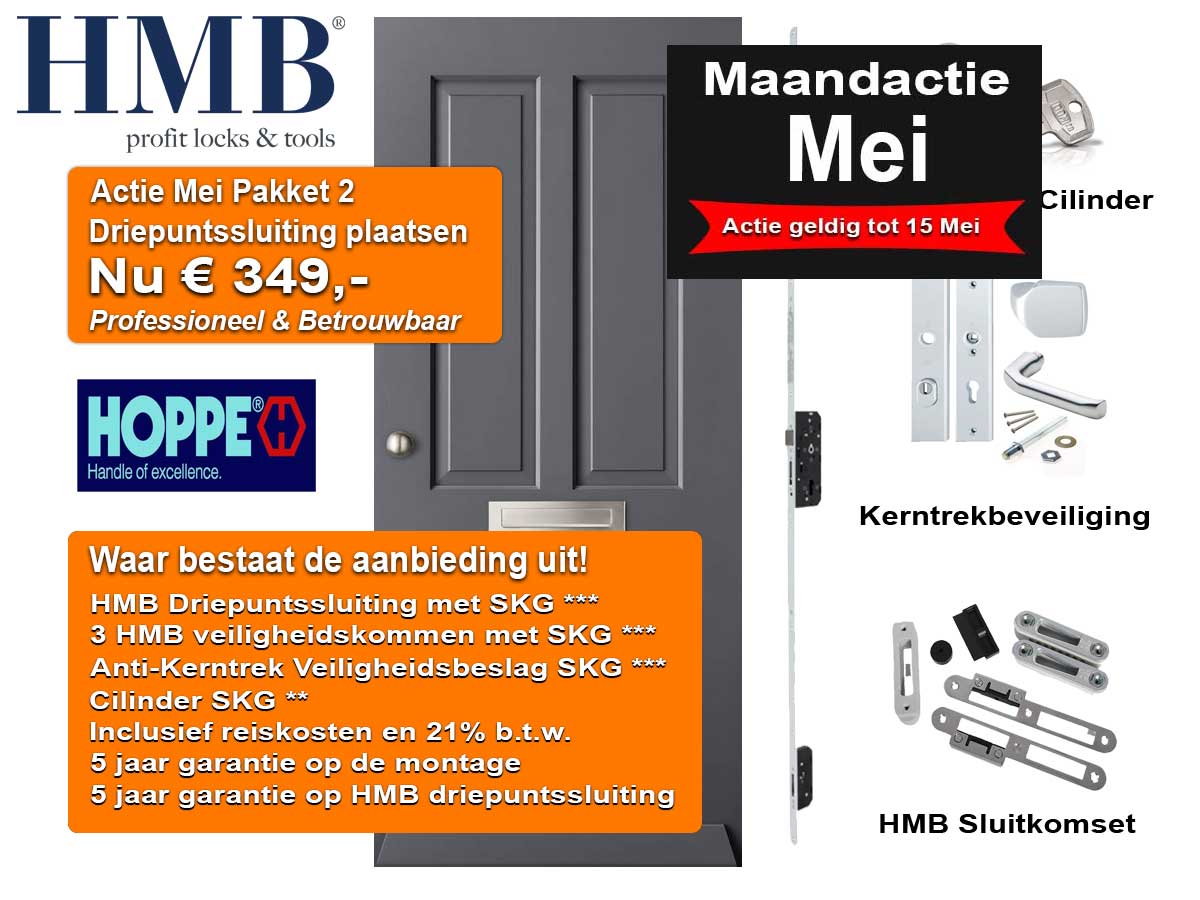 driepuntssluiting voordeur