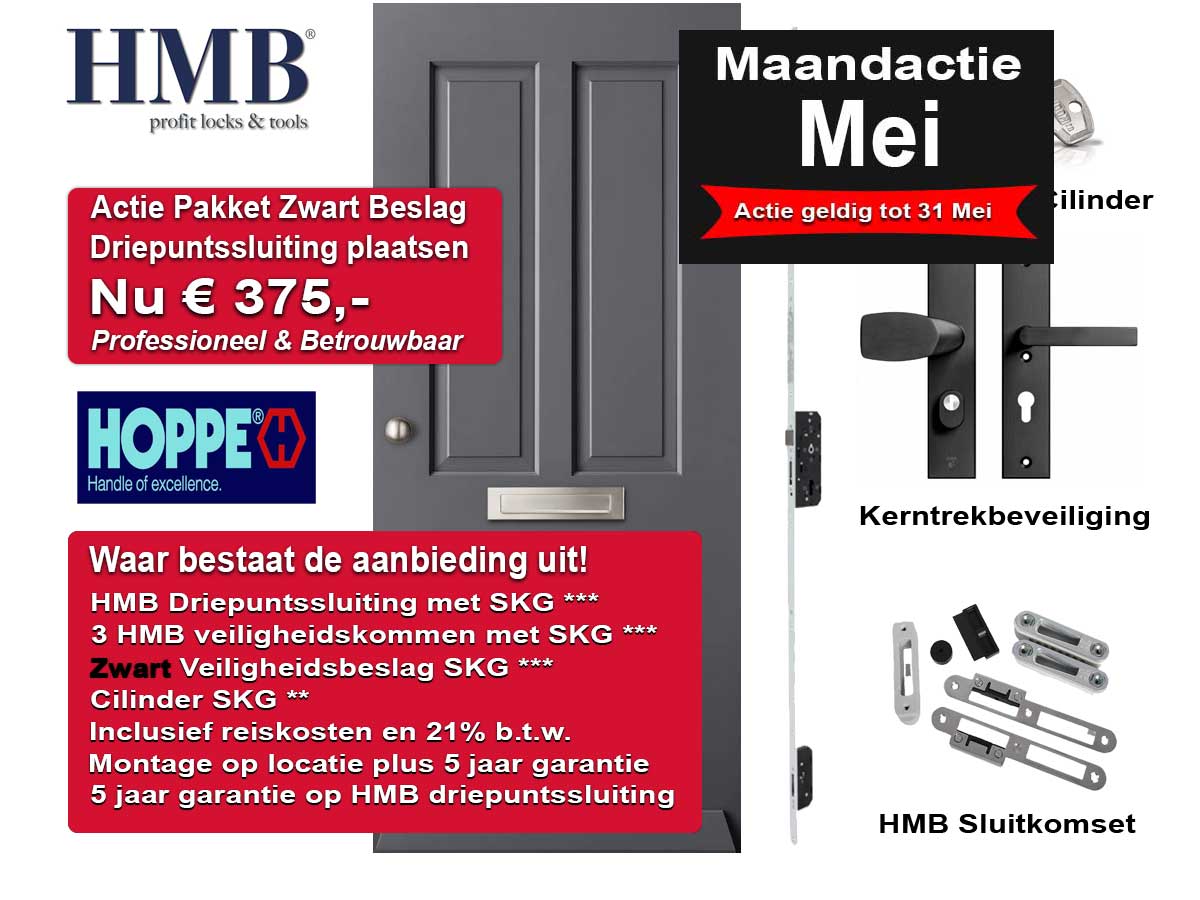 driepuntssluiting zwart pakket 31 mei