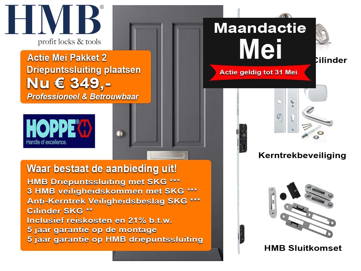 driepuntssluiting voordeur