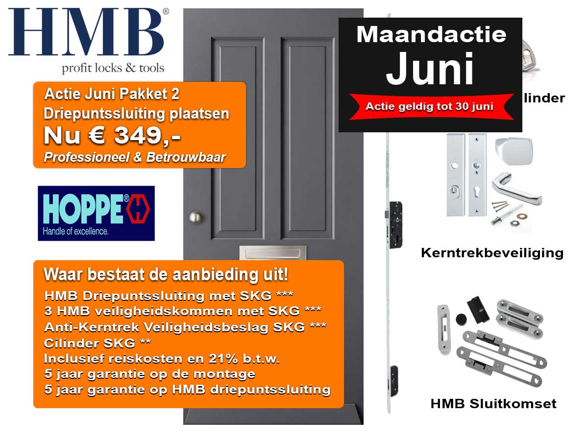 driepuntssluiting voordeur