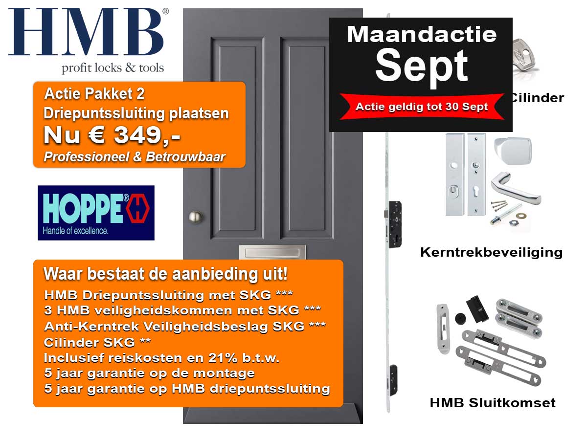 driepuntssluiting voordeur