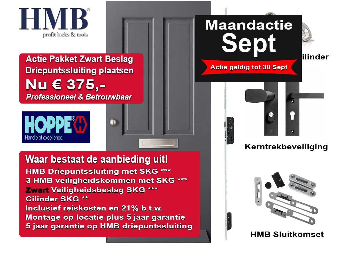 driepuntssluiting voordeur